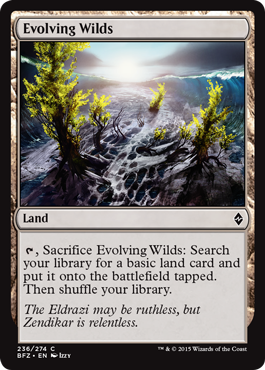 Battle for Zendikar 236/274 Evolving Wilds