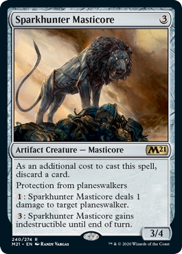 Core Set 2021 240/274 Sparkhunter Masticore