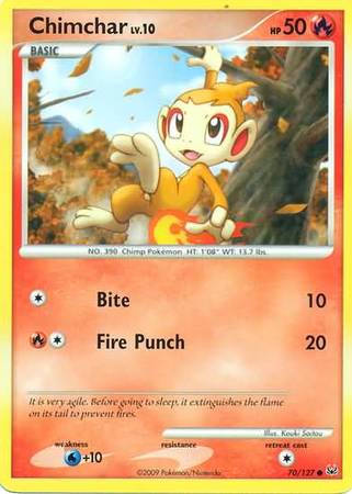 Platinum 070/127 Chimchar