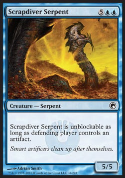 Scars of Mirrodin 041/249 Scrapdiver Serpent