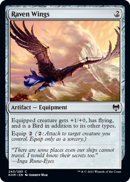 Kaldheim 243/285 Raven Wings (Foil)