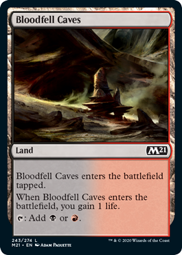 Core Set 2021 243/274 Bloodfell Caves