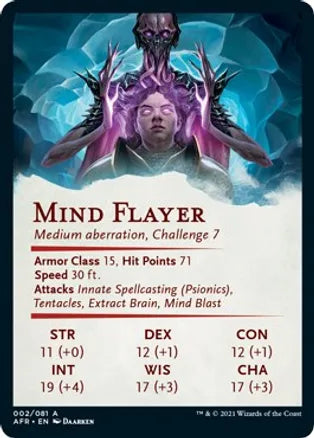 Adventures in the Forgotten Realms Art Series 02/81 Mind Flayer - Daarken