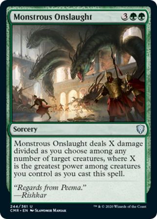 Commander Legends 244/361 Monstrous Onslaught