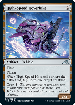 Kamigawa: Neon Dynasty 247/302 High-Speed Hoverbike (Foil)