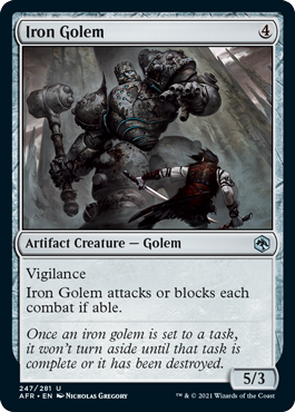 Adventures in the Forgotten Realms 247/281 Iron Golem