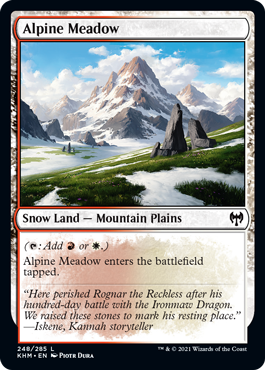 Kaldheim 248/285 Alpine Meadow (Foil)