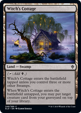 Throne of Eldraine 249/269 Witch's Cottage