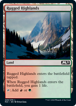 Core Set 2021 249/274 Rugged Highlands