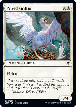 Throne of Eldraine 024/269 Prized Griffin