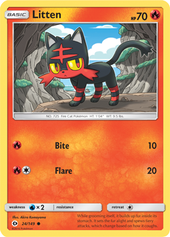 Sun & Moon 024/149 Litten