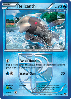 Plasma Blast 024/101 Relicanth (Reverse Holo)