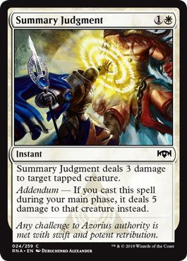 Ravnica Allegiance 024/259 Summary Judgement