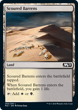 Core Set 2021 250/274 Scoured Barrens