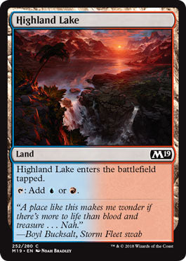 Core Set 2019 252/280 Highland Lake (Foil)