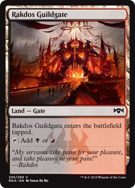 Ravnica Allegiance 255/259 Rakdos Guildgate