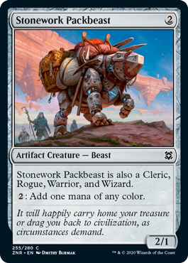 Zendikar Rising 255/280 Stonework Packbeast