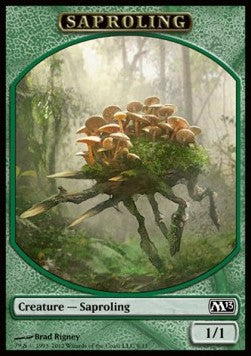 Saproling 09/11 Magic 2013 Token