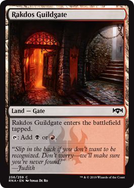 Ravnica Allegiance 256/259 Rakdos Guildgate