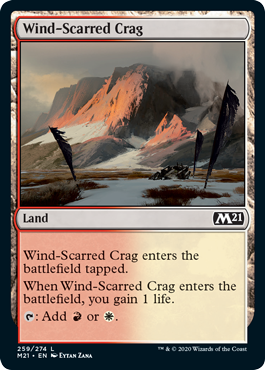 Core Set 2021 259/274 Wind-Scarred Crag