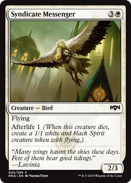 Ravnica Allegiance 025/259 Syndicate Messenger