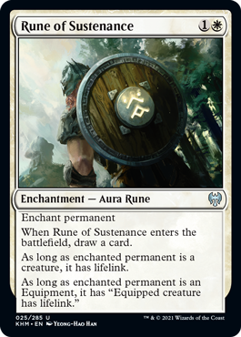 Kaldheim 025/285 Rune of Sustenance (Foil)