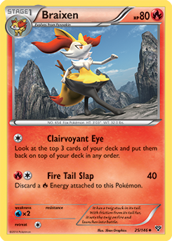 XY Base Set 025/146 Braixen