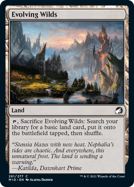 Innistrad: Midnight Hunt 261/277 Evolving Wilds