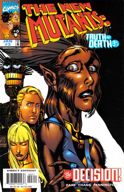 The New Mutants Truth or Death #3 Marvel Comics (1997)