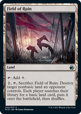 Innistrad: Midnight Hunt 262/277 Field of Ruin