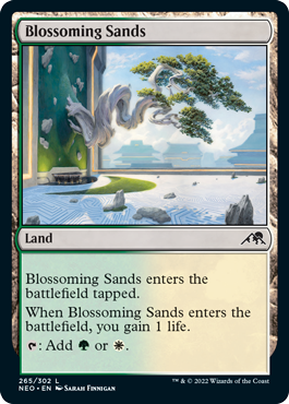 Kamigawa: Neon Dynasty 265/302 Blossoming Sands (Foil)