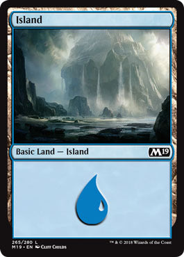 Core Set 2019 265/280 Island (Foil)