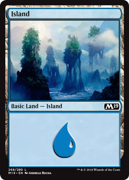 Core Set 2019 268/280 Island (Foil)