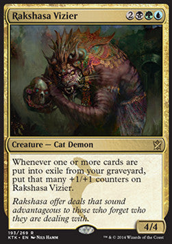 Khans of Tarkir 193/269 Rakshasa Visier (Foil)