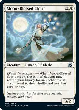 Adventures in the Forgotten Realms 026/281 Moon-Blessed Cleric