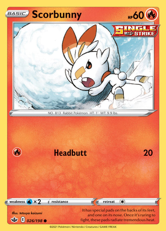 Chilling Reign 026/198 Scorbunny