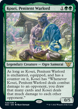 Kamigawa Neon Dynasty Commander 026/038 Kosei, Penitent Warlord