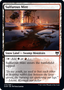 Kaldheim 270/285 Sulfurous Mire (Foil)