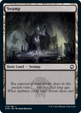 Adventures in the Forgotten Realms 273/281 Swamp (Foil)