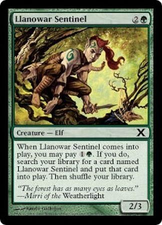 Tenth Edition 275/383 Llanowar Sentinel