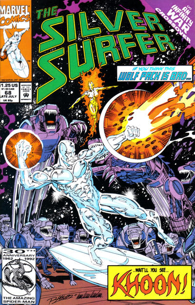 Silver Surfer #68 Marvel Comics (1987)