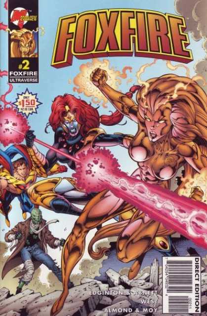 Foxfire #2 Malibu Comics (1996)