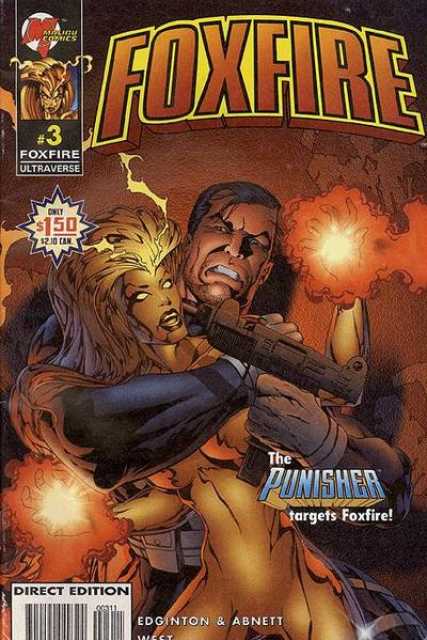 Foxfire #3 Malibu Comics (1996)