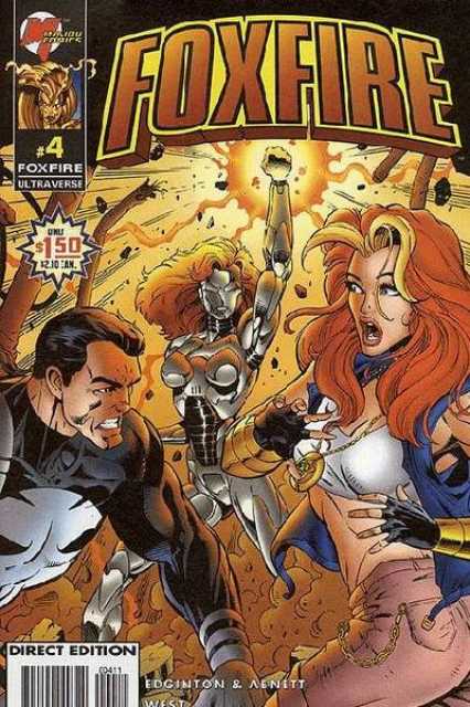 Foxfire #4 Malibu Comics (1996)