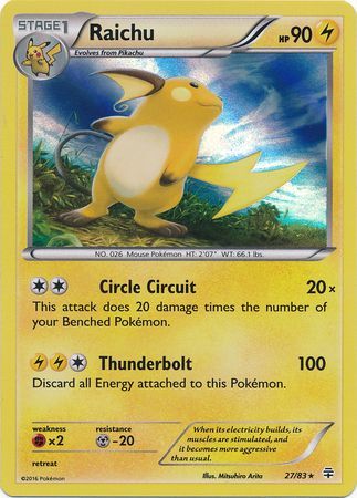 Generations 27/83 Raichu (Holo)