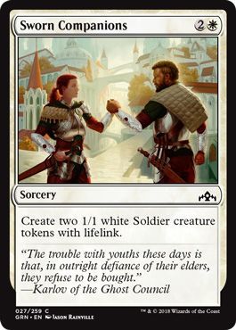 Guilds of Ravnica 027/259 Sworn Companions