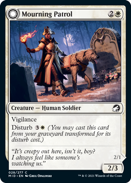 Innistrad: Midnight Hunt 028/277 Morning Patrol//Morning Apparition