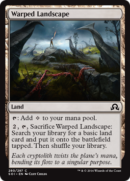 Shadows Over Innistrad 280/297 Warped Landscape