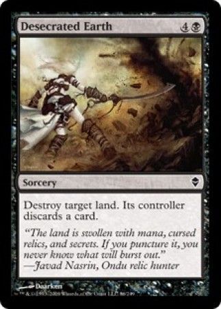 Zendikar 086/249 Desecrated Earth