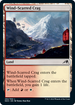 Kamigawa: Neon Dynasty 282/302 Wind-Scarred Crag